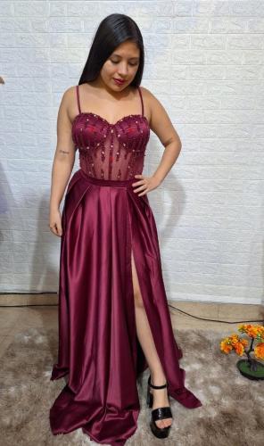 Vestido de Fiesta Importado Tuly - Miniatura 3
