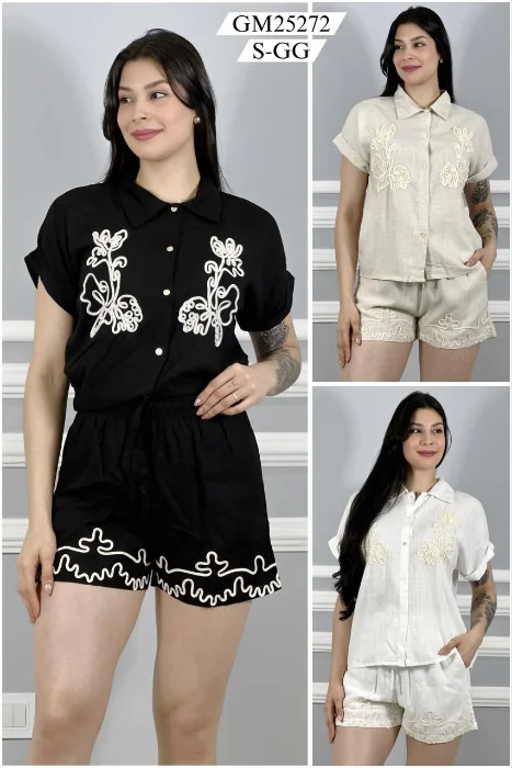 Conjunto Importado Brasilero Bordado