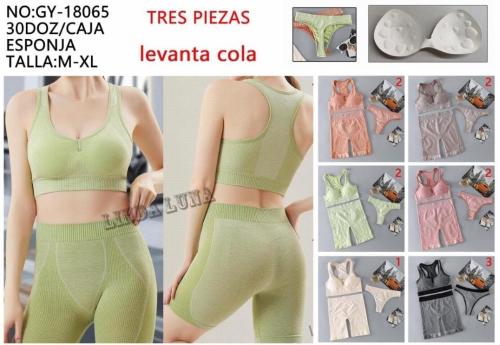 Conjunto Tres Piezas Top Short y Colales