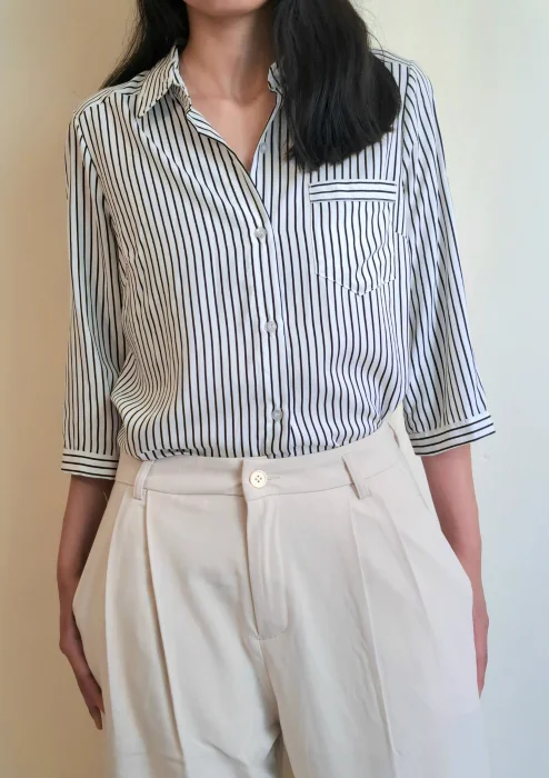 Camisa Rayada de Dama