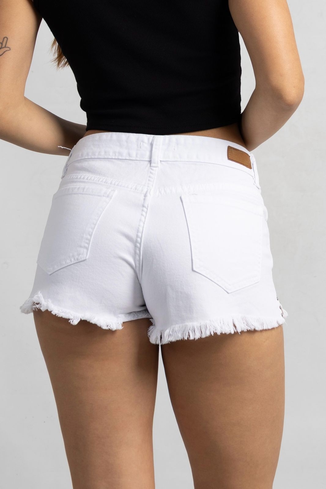Short Jeans Dama Desflecado - Imagen 2