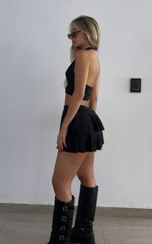 Short Pollera con Volados - Miniatura 2