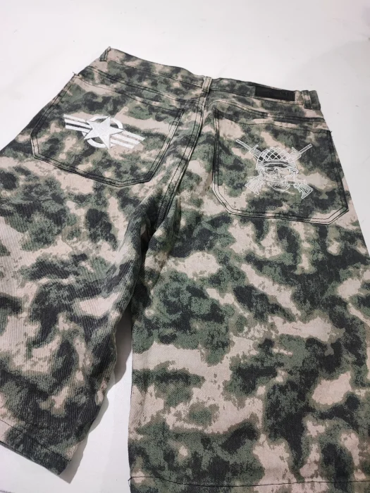 Bermuda Baggy Camufle Verde Sarge