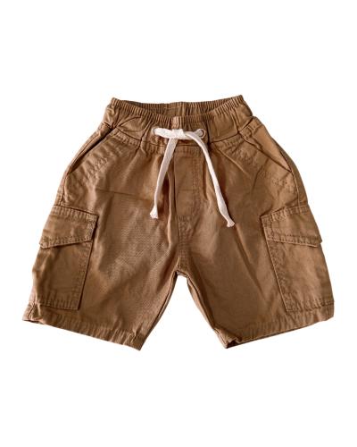 Bermudas Cargo de Bebé en Gabardina
