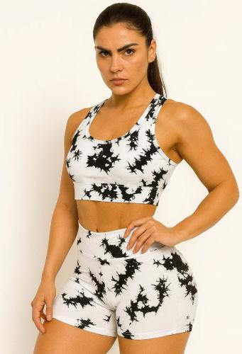 Conjunto Deportivo Top y Shorts Lycra Sublimadas - Miniatura 2