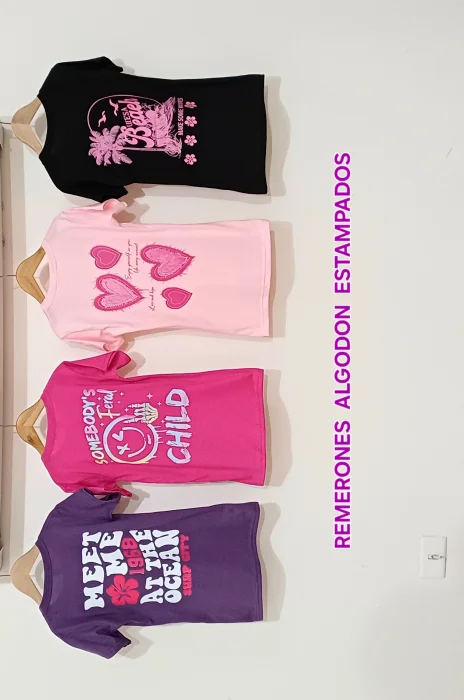 Remerones Algodon Estampados