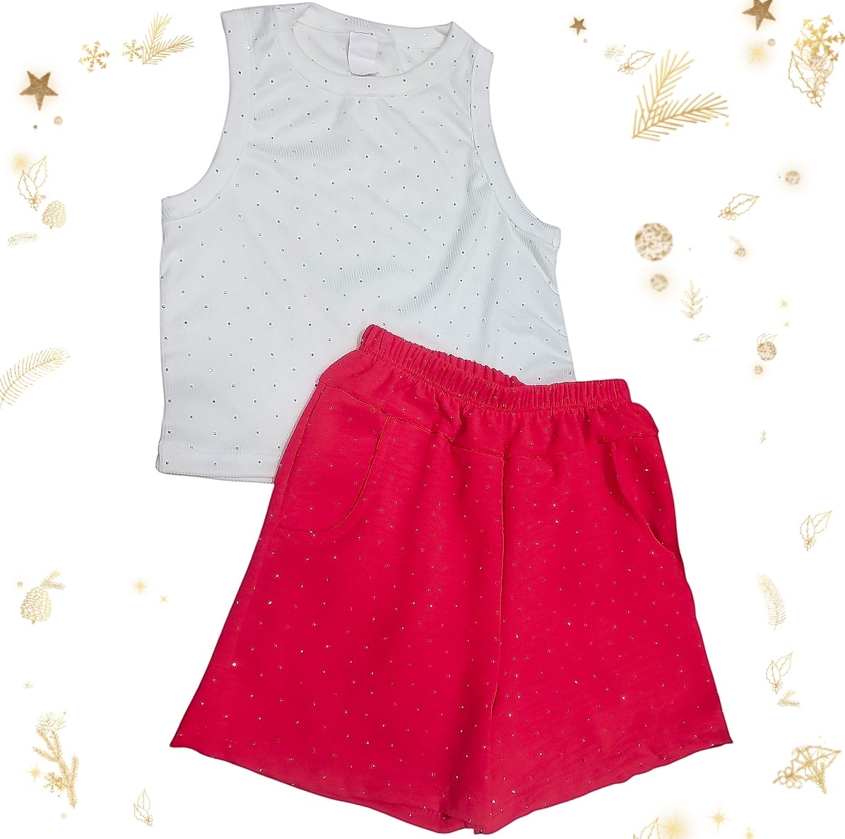 Musculosa Brillo Solo Blanco - Imagen 2