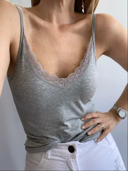 Musculosa Tirita Encaje V
