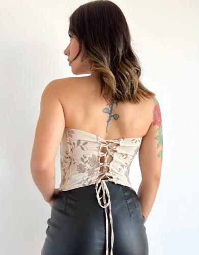 Corset Corazón Estampado - Miniatura 3