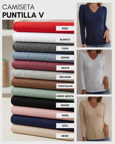 Camiseta Modal con Puntilla Encaje - Miniatura 3