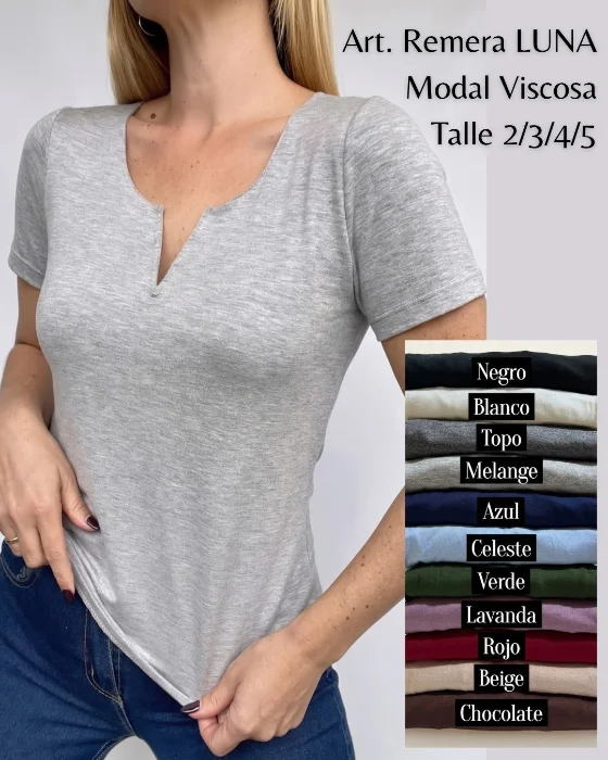 Remera Basica Pico