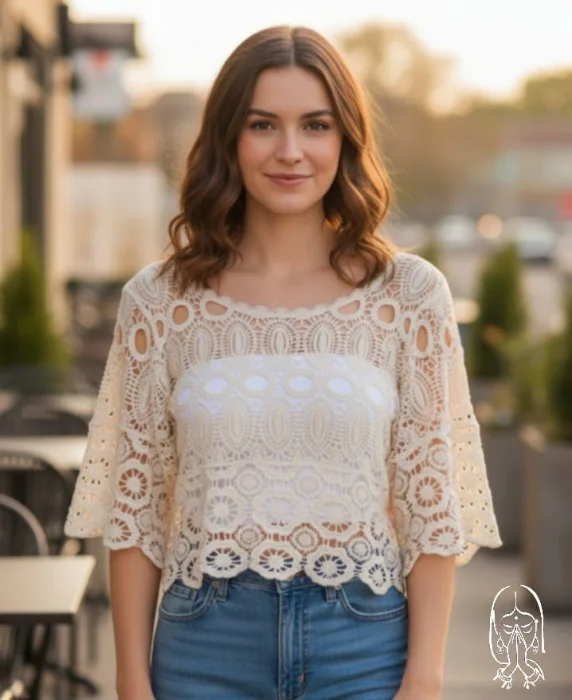 Blusa Crochet