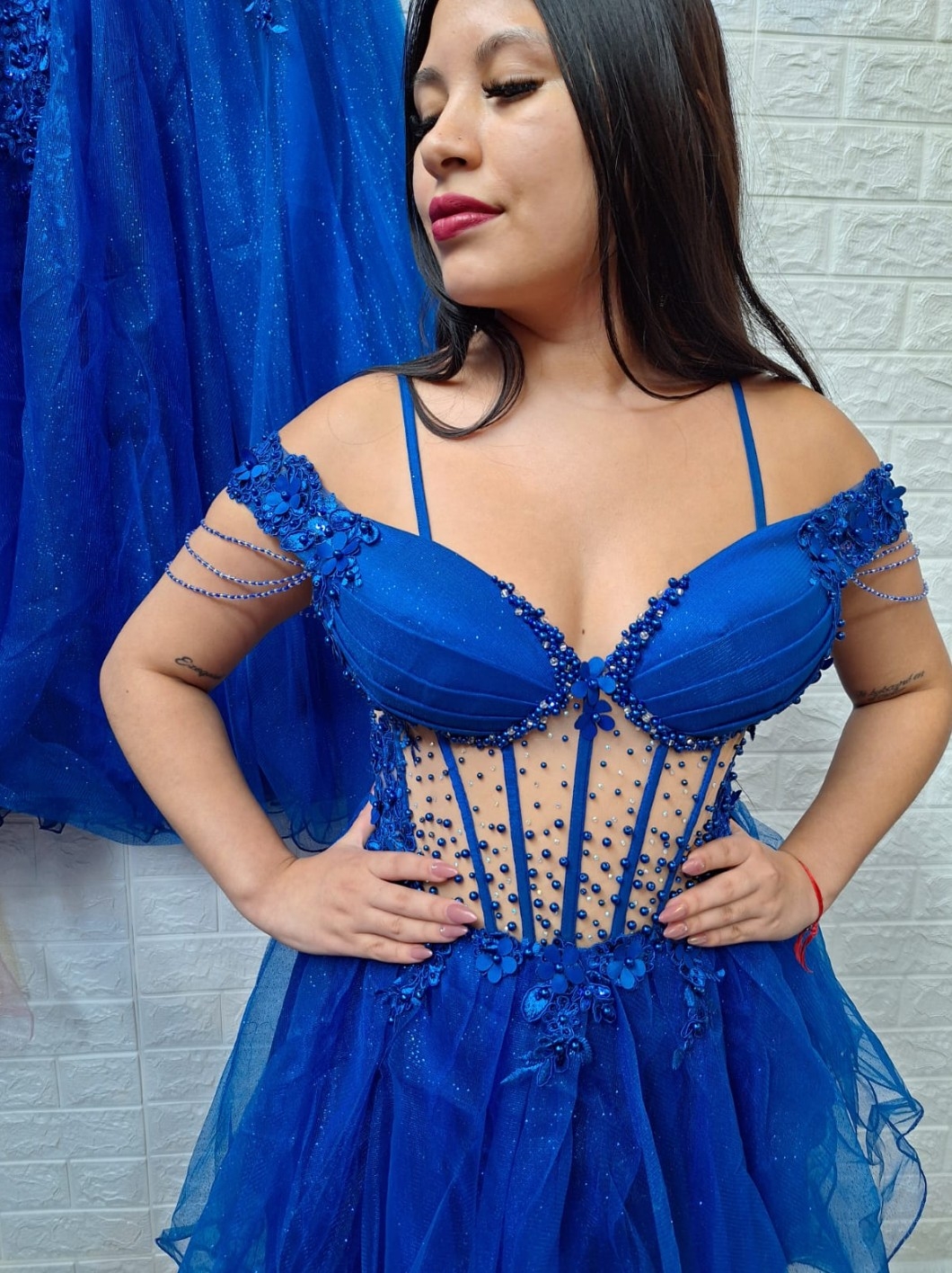 Vestido de 15 Importado Sabrina 2 Piezas - Imagen 3
