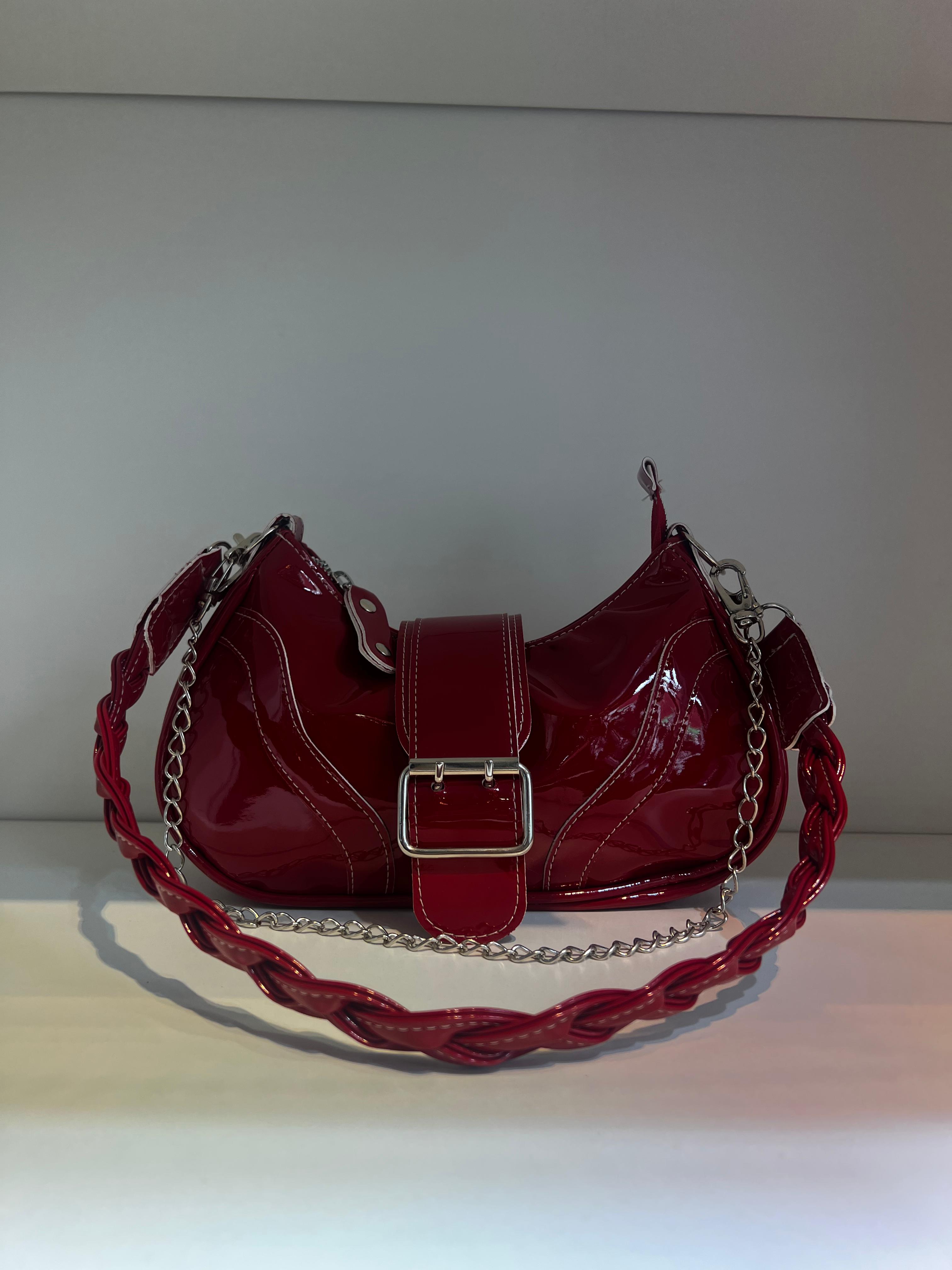 Cartera Mini Bag Baguette Roja - 648bdcca-24f9-4173-b798-7b981a5b4fb2.jpeg