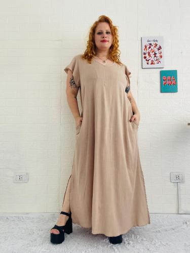 Vestidos de Lino Espandex Divinos
