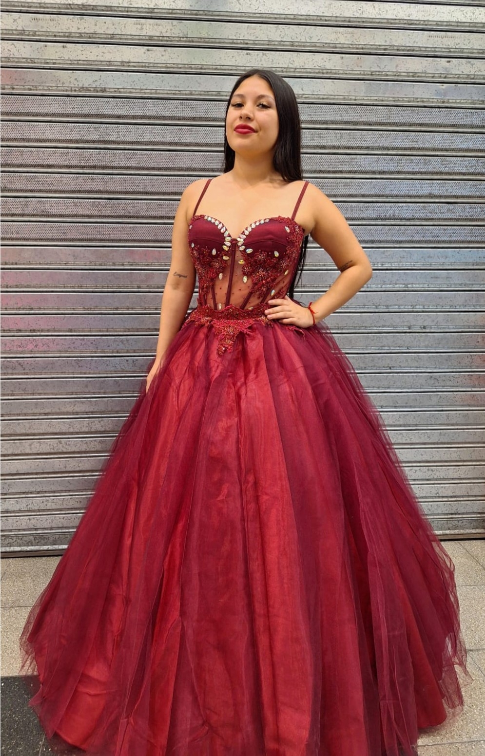 Vestido de 15 Años Importado Rubi Lucero 2 Piezas - Imagen 2