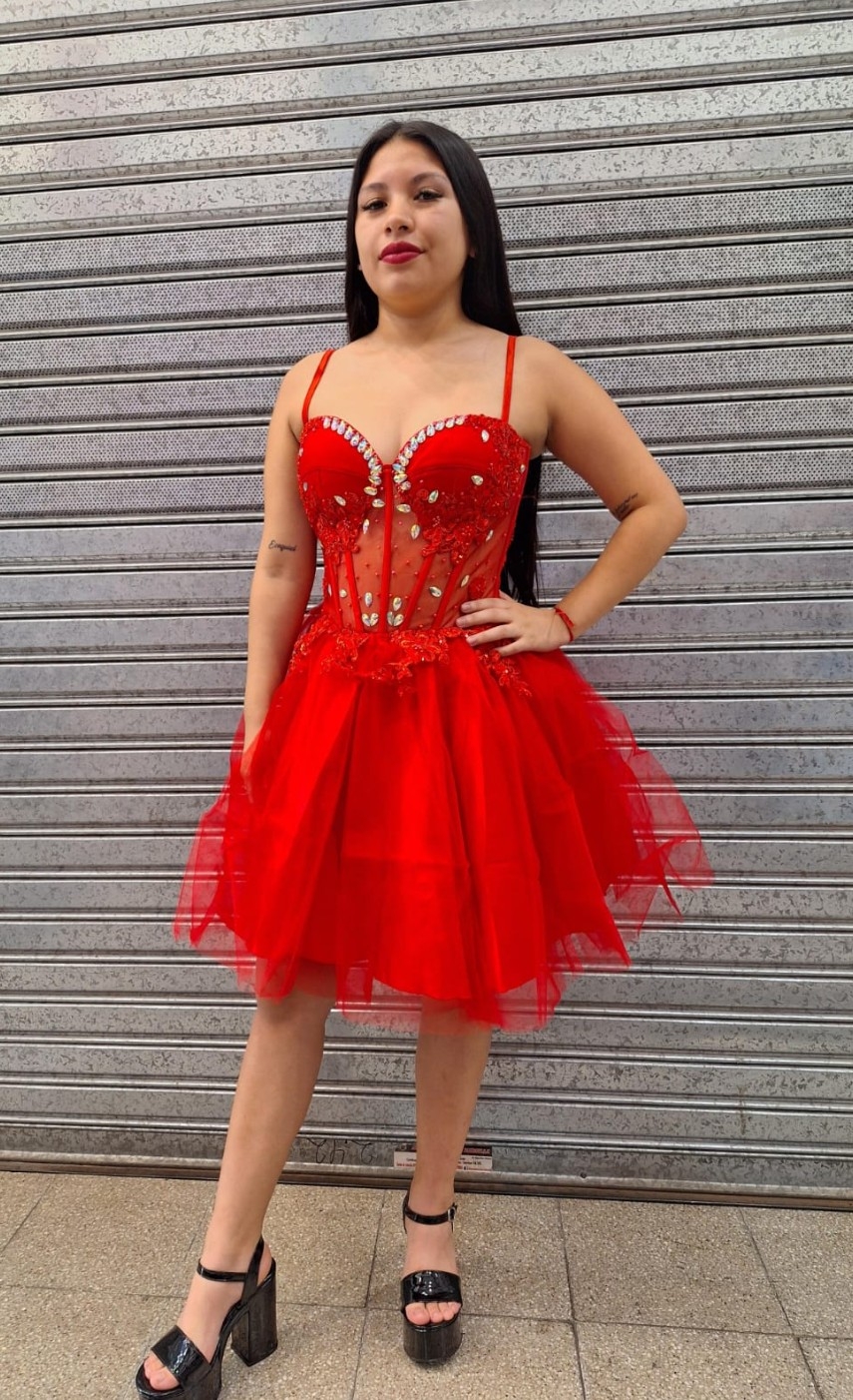Vestido de 15 Años Importado Rubi Lucero 2 Piezas - Imagen 3