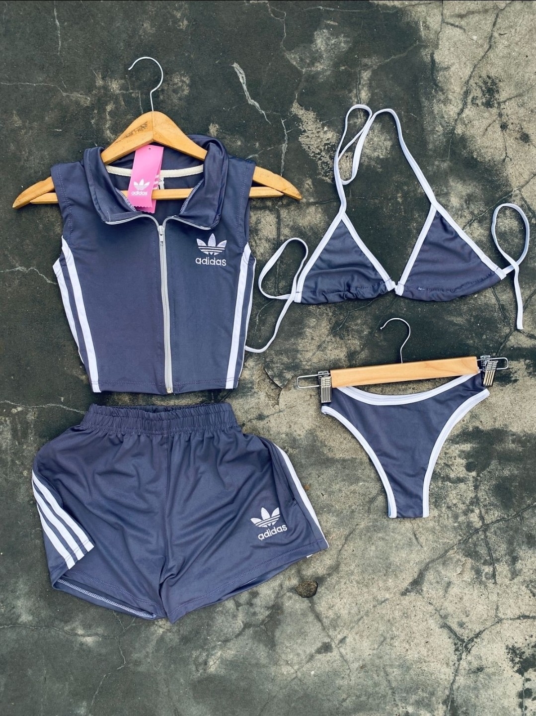 Cuarteto Ad (short + Chomba C/ Cierre + Bikini) - Imagen 3