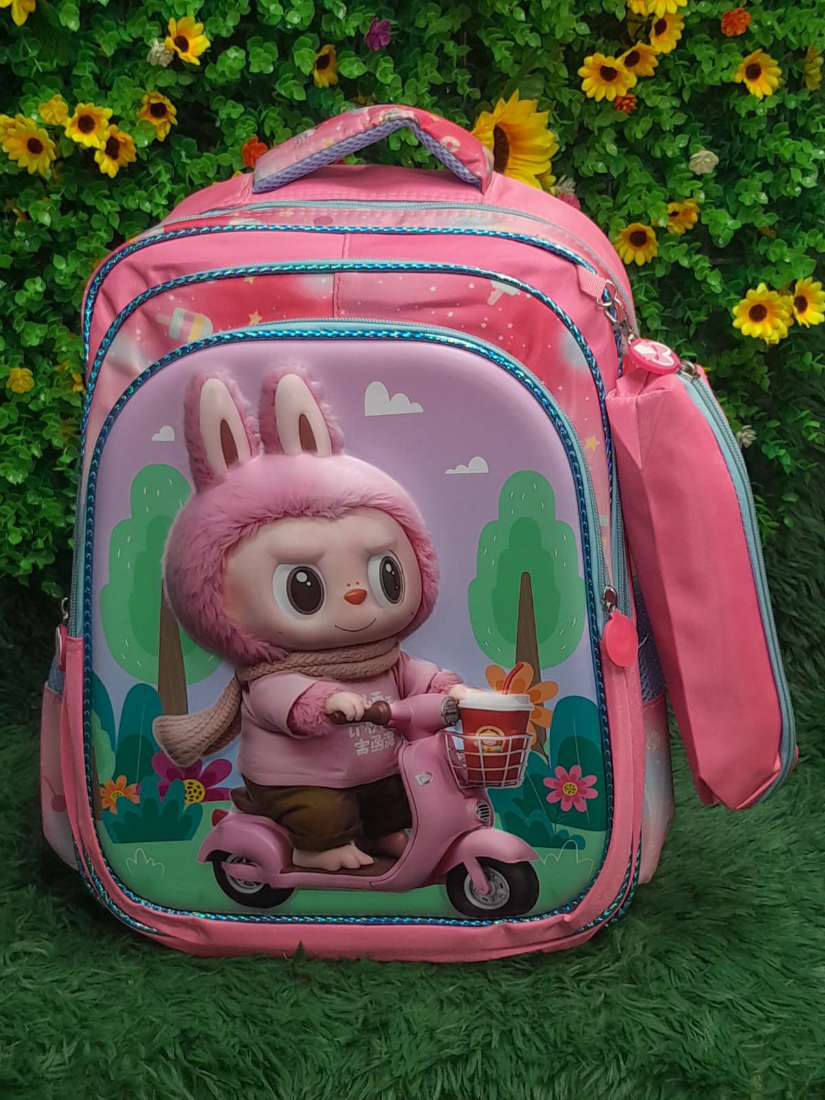 Mochilas de 3 Cierres para 3er y 4to Grado con Cartuchera  3d Excelente Calidad - Imagen 5