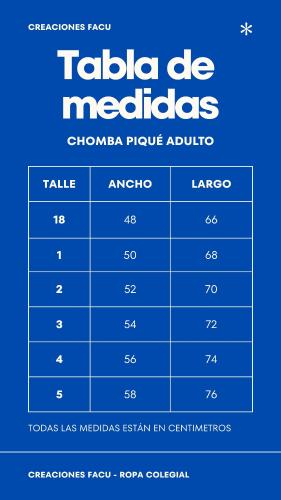 Remera Piqué Adulto - Miniatura 2