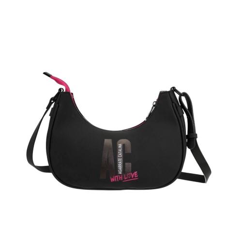 Cartera Bandolera Engomada Estampada Agarrate Catalina Acv26238