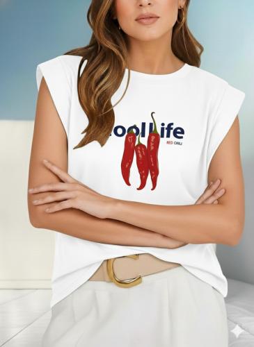 Remera Simil Hombrera