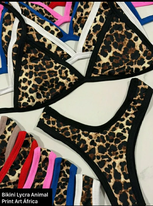 Bikini Animal Print con Fluor