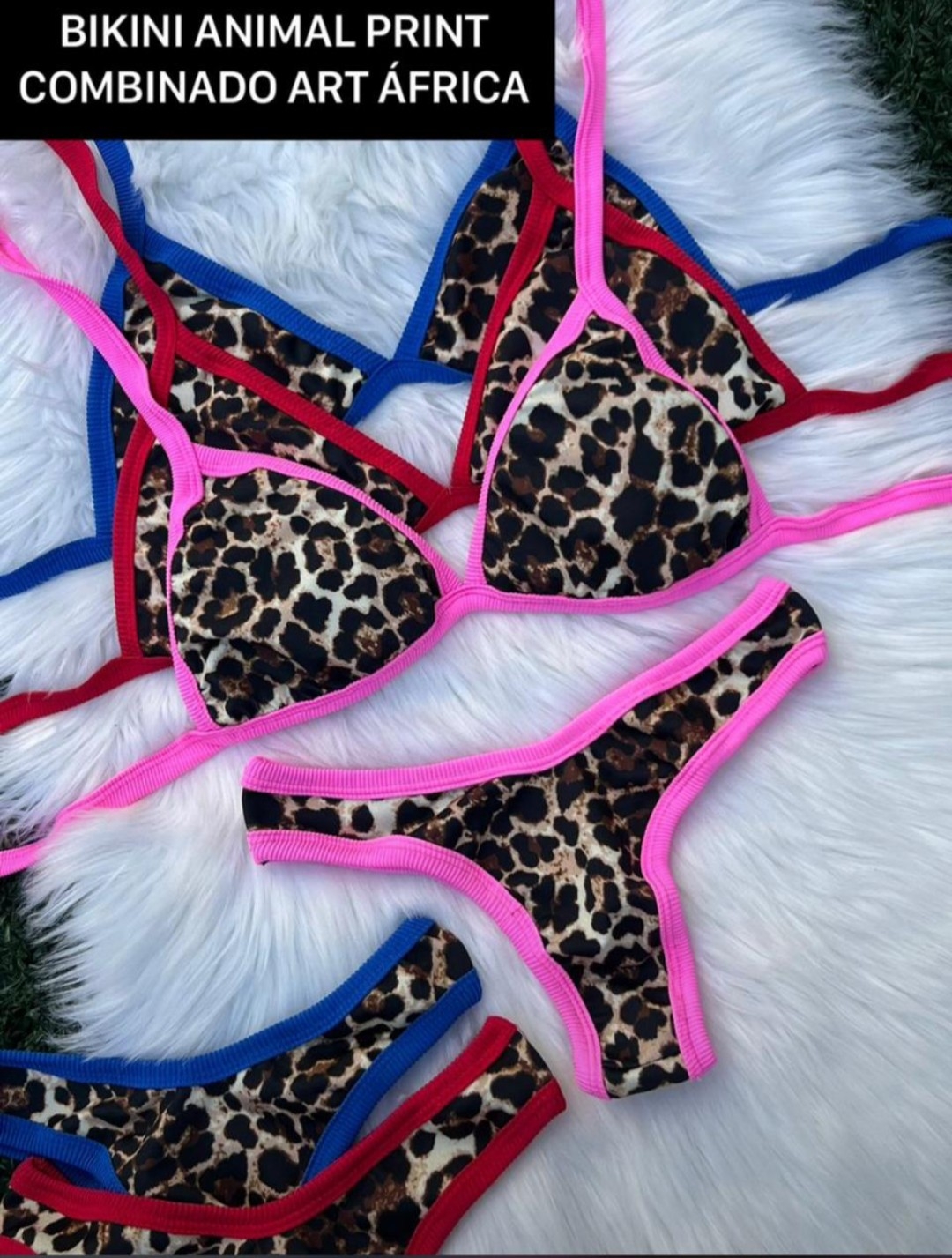 Bikini Animal Print con Fluor - Imagen 2