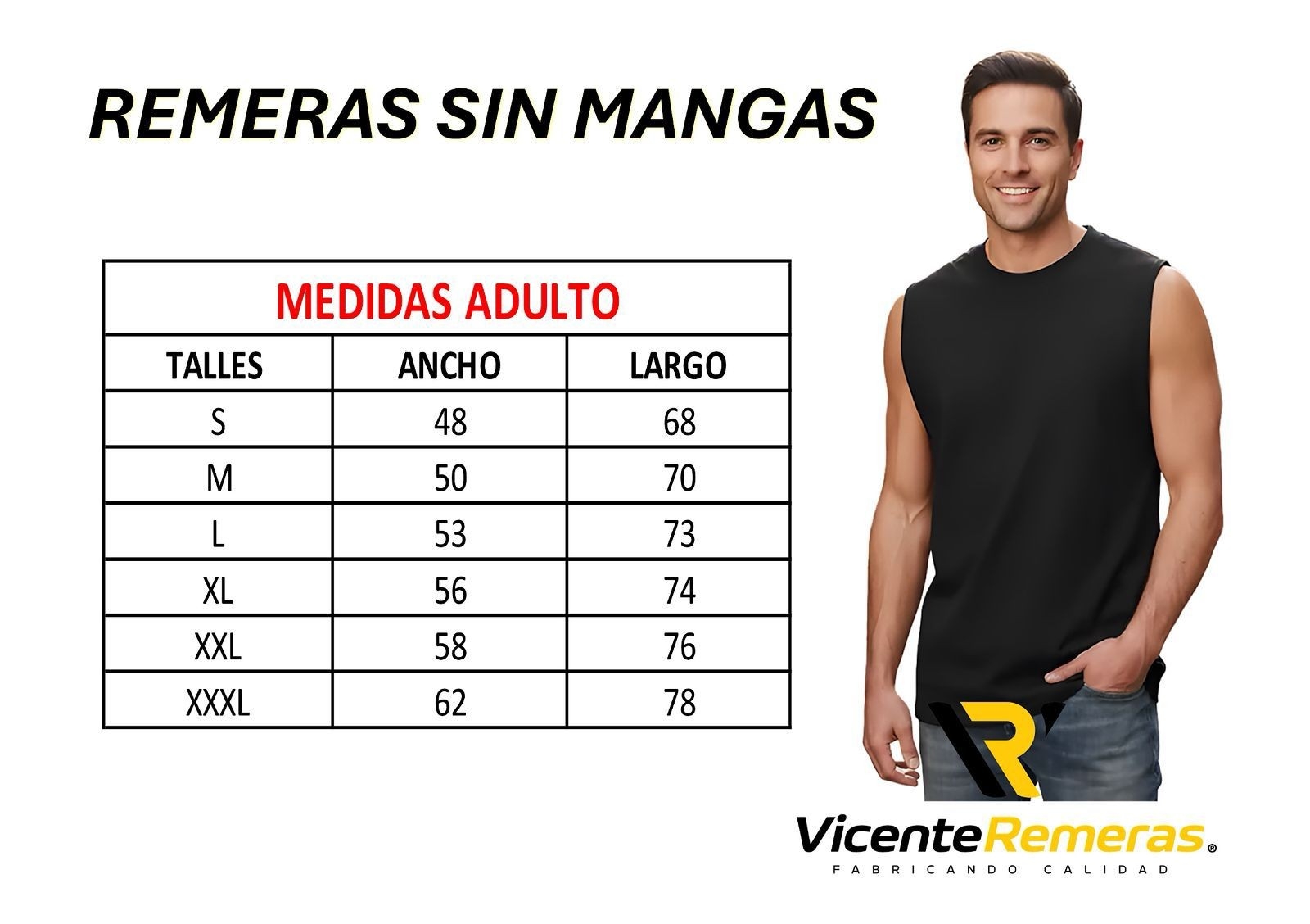 Remeras sin Manga Musculosa - Imagen 2