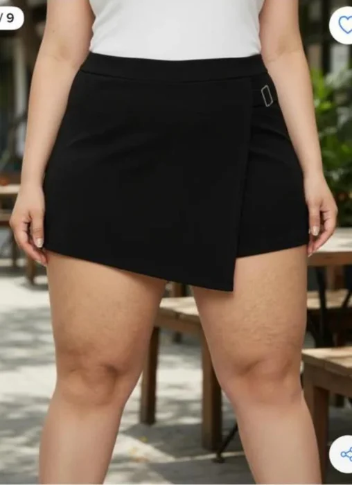 Short-pollera. Elastizado Especial