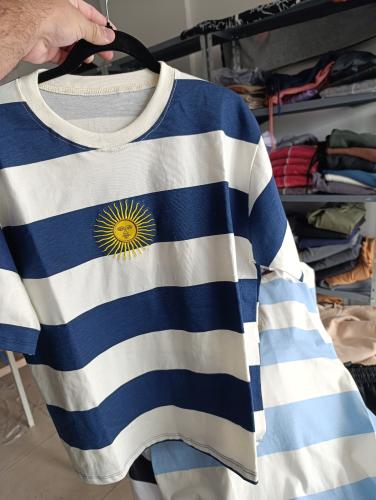 Remera Argentina Rayas Gruesas - Miniatura 6