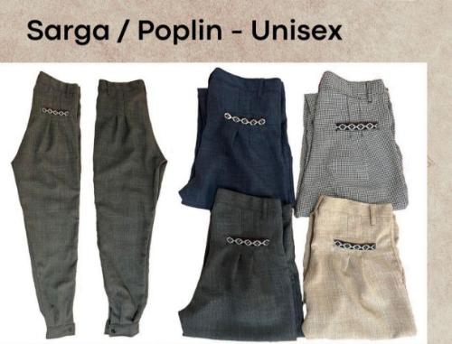 Bombacha  Sarga ,poplin Unisex