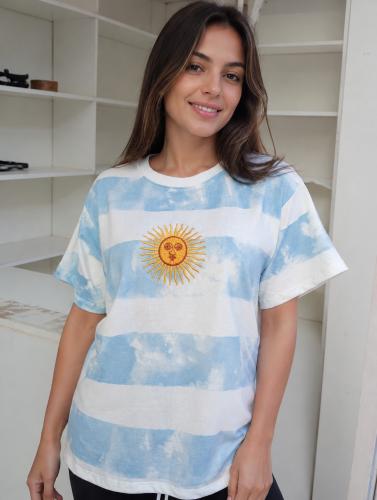 Remeras Rayadas Batik Sol de Mayo