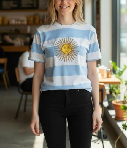 Remeras Rayadas Unisex  Sol de Mayo