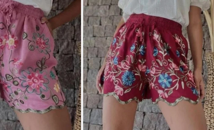 Shorts Bordados