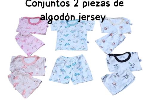 Ajuar 2 Piezas de Algodon  Jersey  Bebe