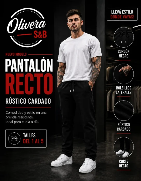 Pantalón  Rústico