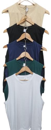 Musculosa  Lisas de Jersey Algondón Peinado 24/1 - Miniatura 2
