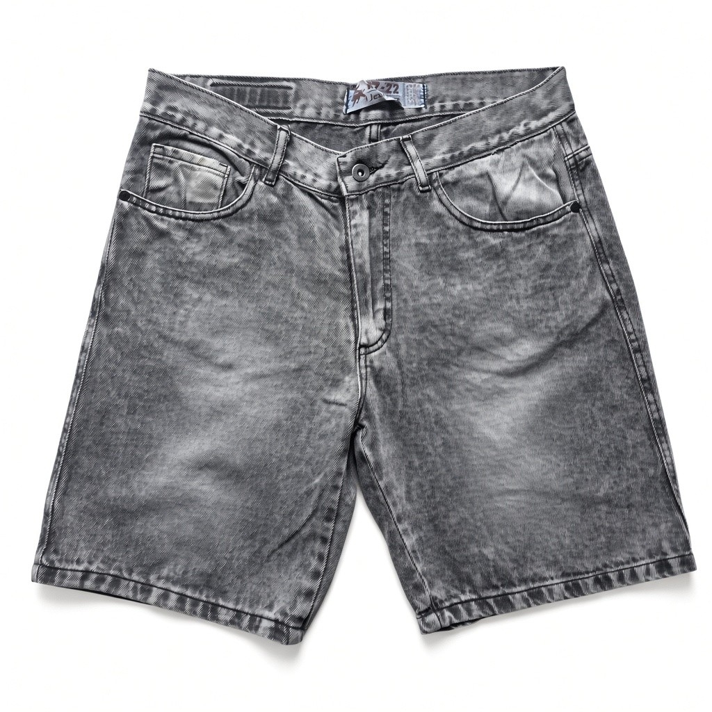 Bermudas Mom Color Gris - Imagen 2