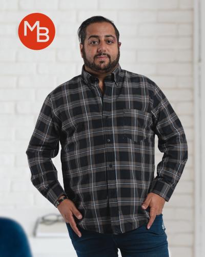 Camisa Clásica a Cuadro Talle Especial