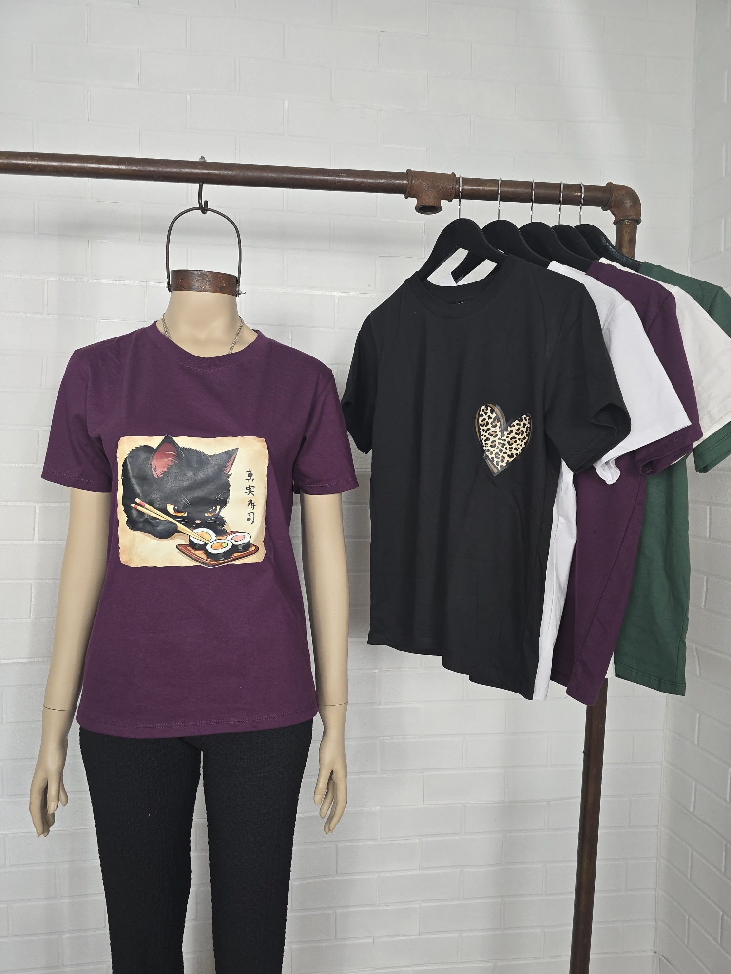 Remera Algodón Peinado 24 1 Eestampada - Imagen 4