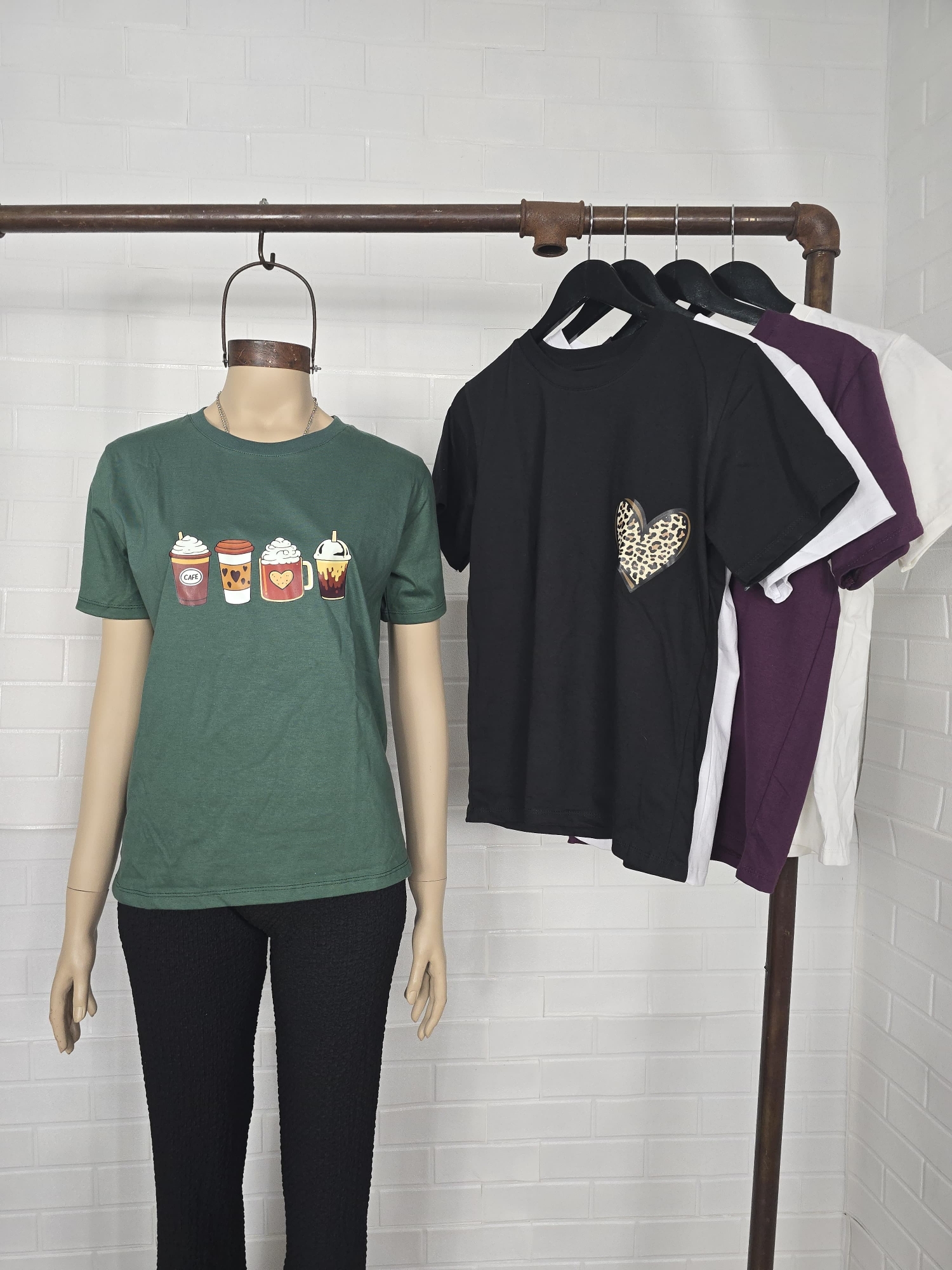 Remera Algodón Peinado 24 1 Eestampada - Imagen 5