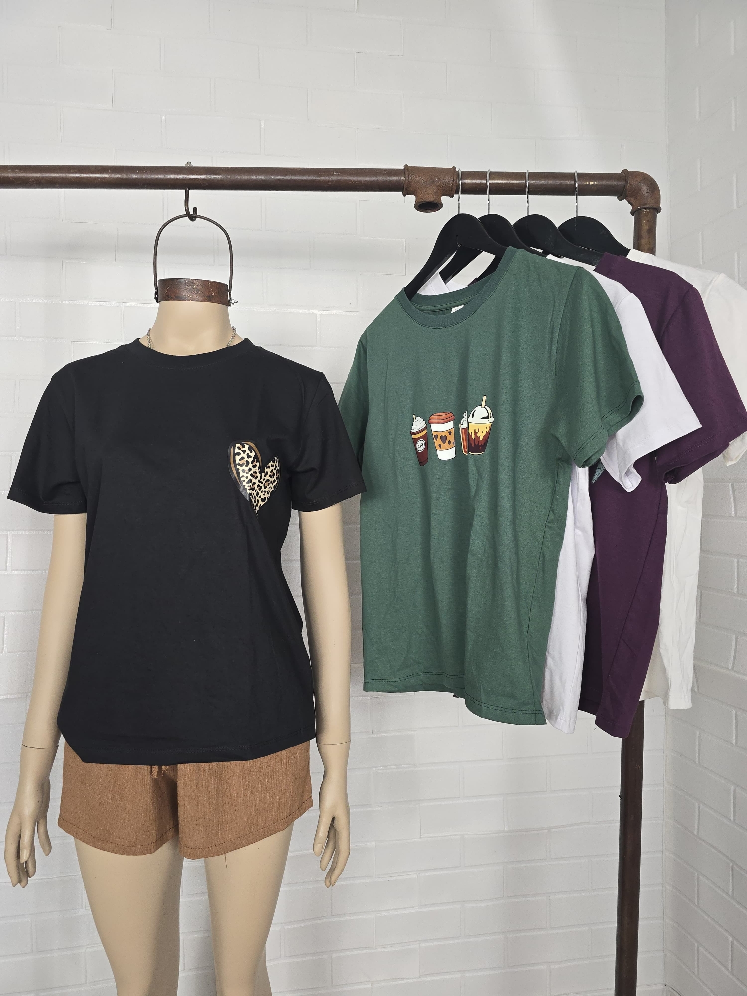 Remera Algodón Peinado 24 1 Eestampada - Imagen 6