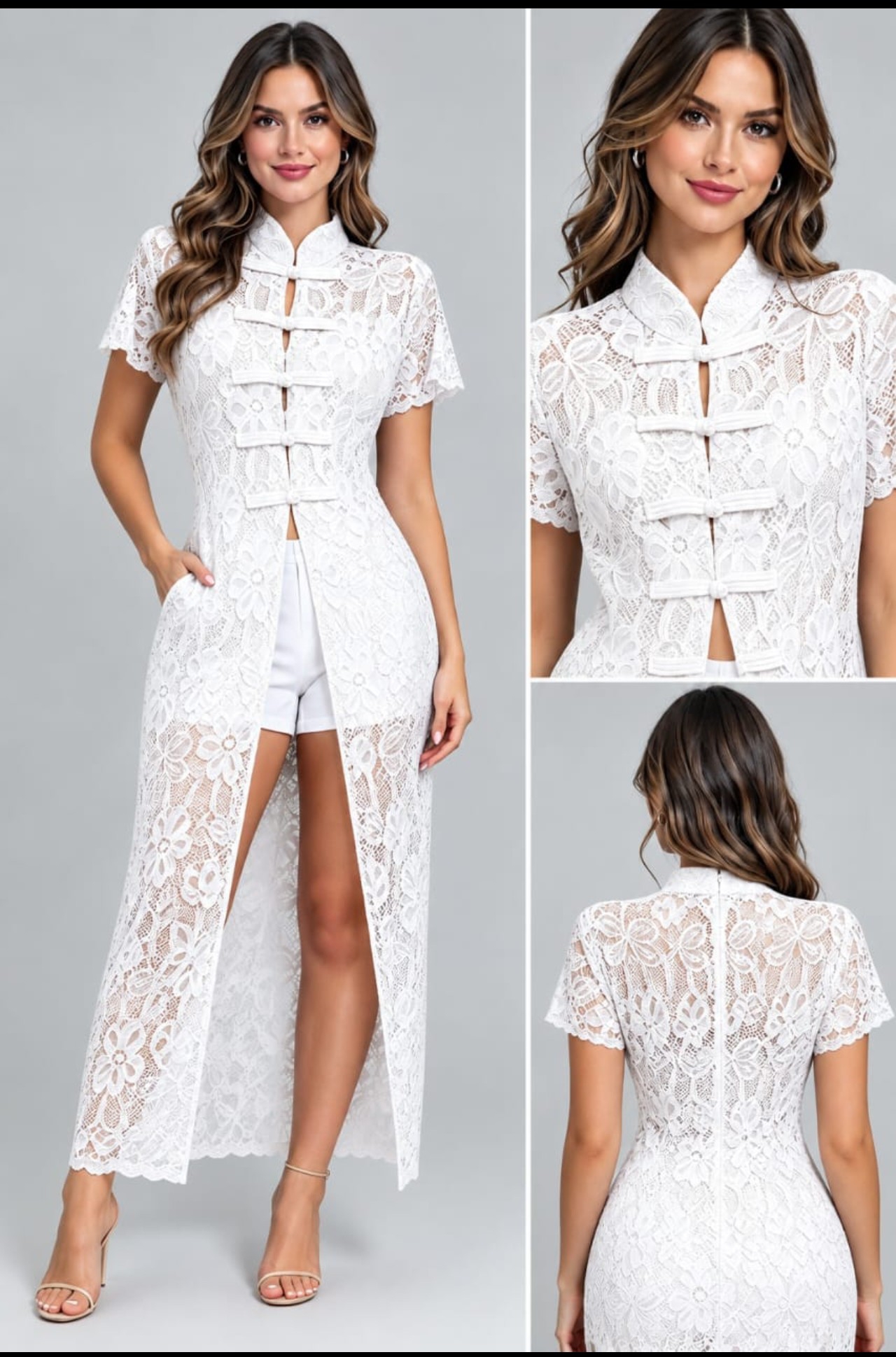Vestidos Encaje / Vestido Crochet - Imagen 2