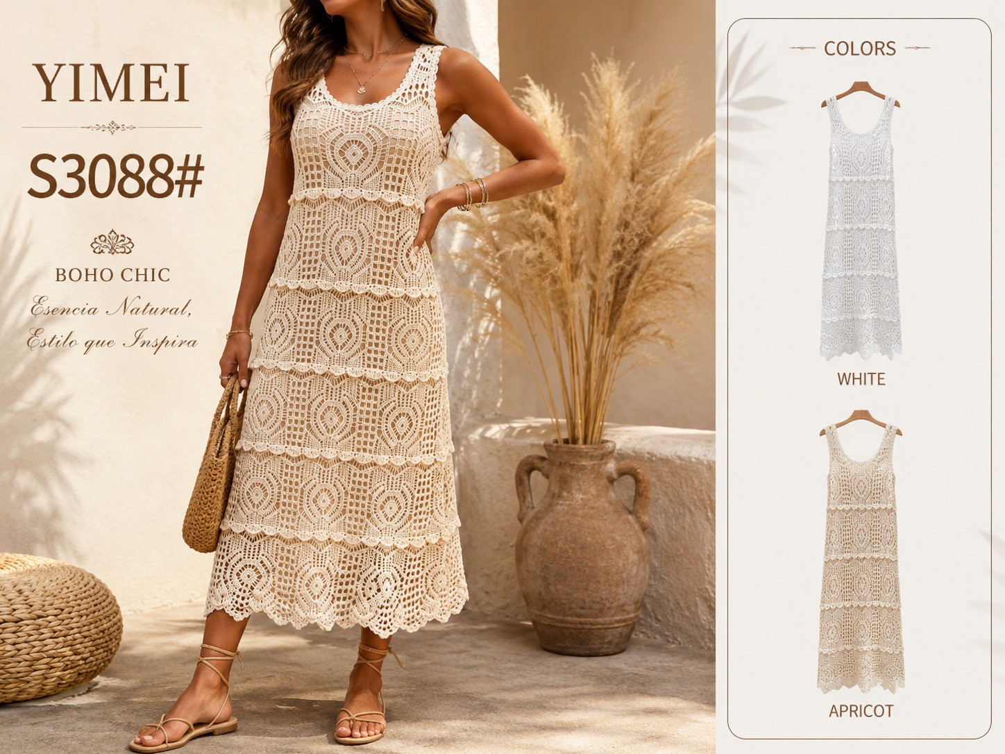 Vestidos Encaje / Vestido Crochet - Imagen 3