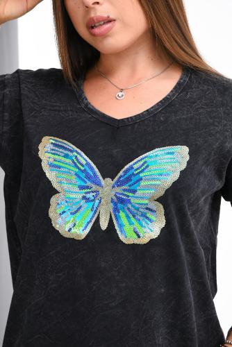 Remera Batik /nevado Cuello V
