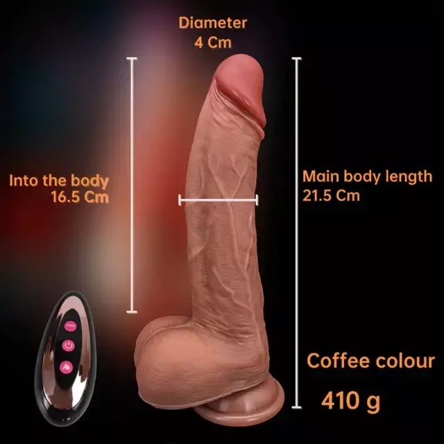 Tyler Vibrador Mando a Distancia Carga Usb Calor, Movimiento Oscilante - Imagen 3