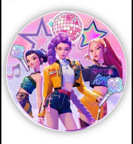 Arco de Globos de las Guerreras  y Decoracion de Globos de las Guerreras Kpop - Miniatura 3