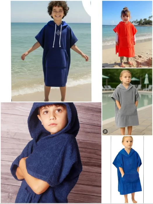 Poncho de Playa Toalla Secado Rápido
