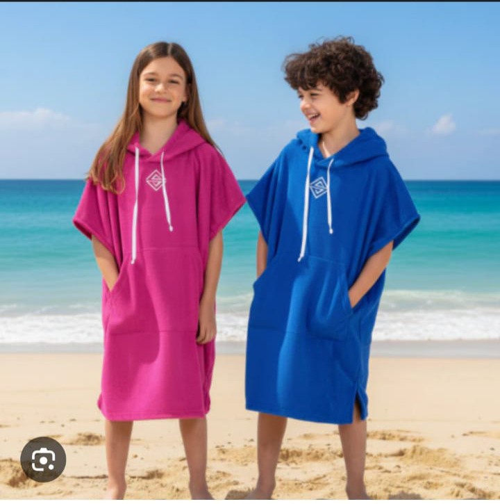 Poncho de Playa Toalla Secado Rápido - Imagen 2